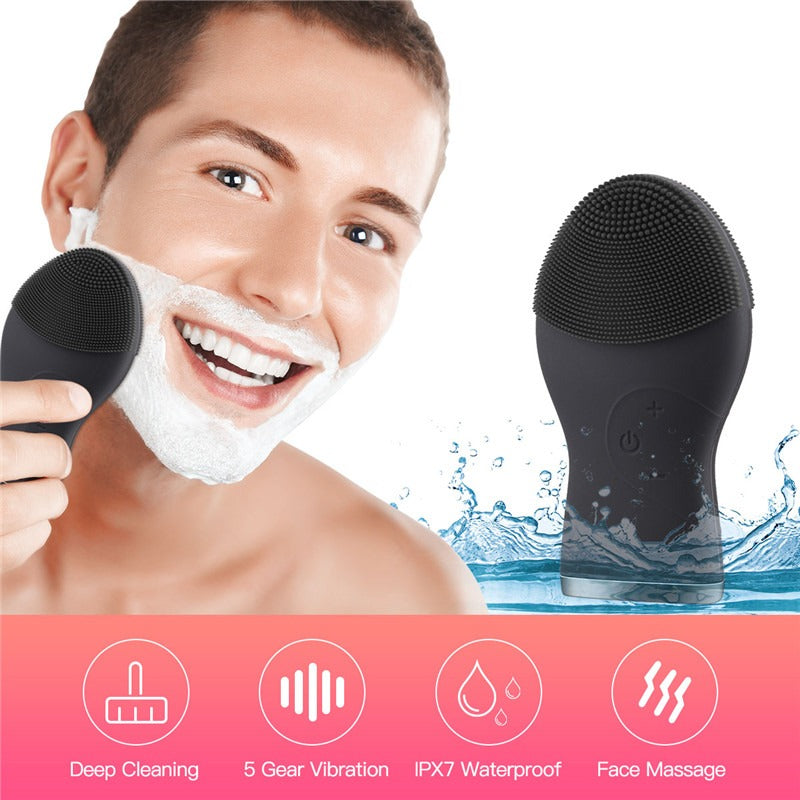 Beauty Instrument Face Washing Instrument Electric Silicone Face Washing Brush
