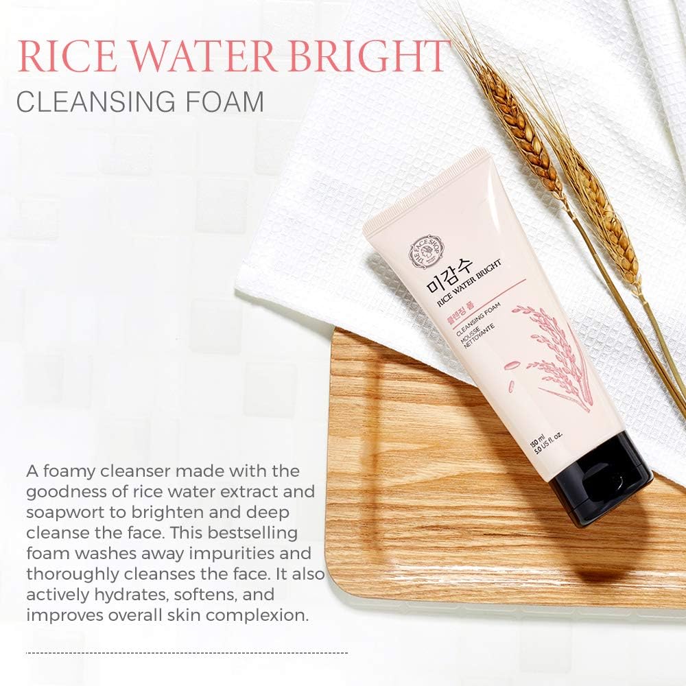 The Face Shop Rice Water Bright Cleansing Foam - 150ml